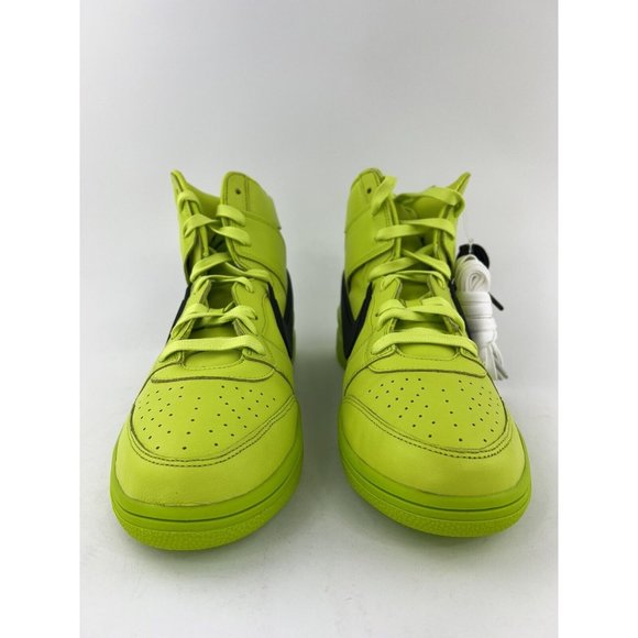 Nike Dunk High X AMBUSH Flash Lime Men's Size 13 Sneakers Green Black CU7544-300 - Picture 10 of 11